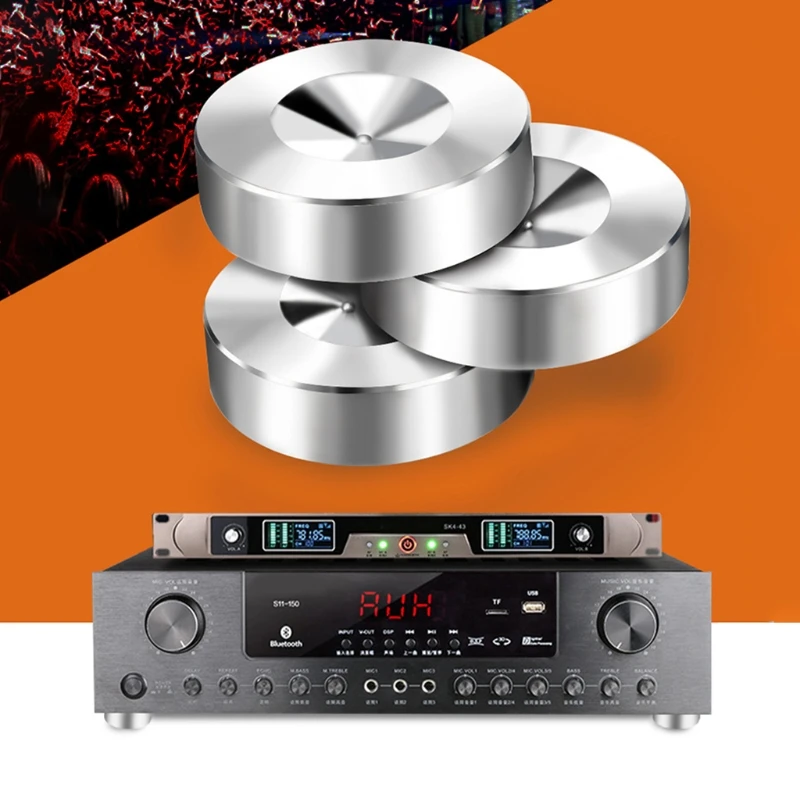 4Pcs Stainless Steel Shockproof Spike Pads Isolation Stand FeetAmplifier Speaker Player Subwoofer
4Pcs Stainless Steel Shockproof Spike Pads Isolation Stand FeetAmplifier Speaker Player Subwoofer