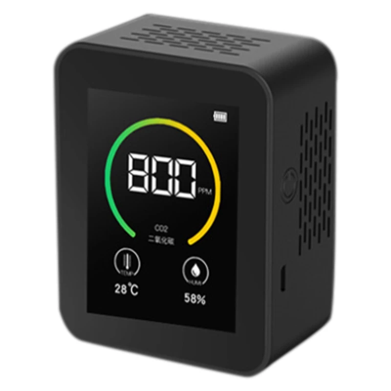 Монитор CO2 TFT Color Sn Smart, портативный детектор углекислого газа, температуры и влажности 400-5000PPM
Монитор CO2 TFT Color Sn Smart, портативный детектор углекислого газа, температуры и влажности 400-5000PPM