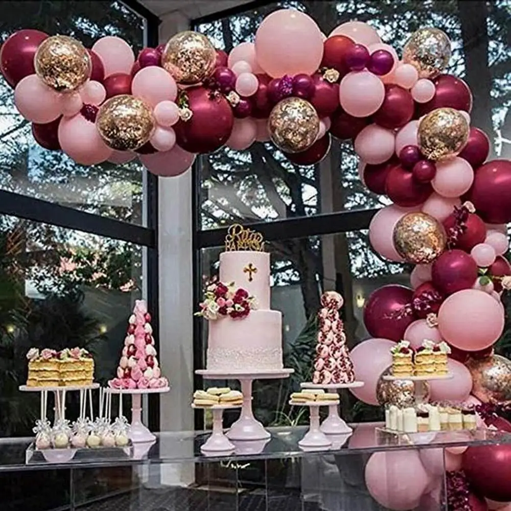 Balloon Garland Arch Kit 16Ft Long Pink White Gold Latex air Balloons Pack for baby shower Wedding birthday party decor supplies
Balloon Garland Arch Kit 16Ft Long Pink White Gold Latex air Balloons Pack for baby shower Wedding birthday party decor supplies