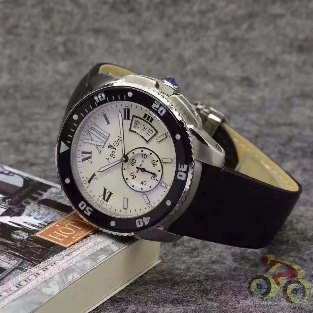 Classic New Men Watch Chronograph Stopwatch Stainless Steel Sapphire Ceramic Sport Silver Black Leather Calendar Limited
Classic New Men Watch Chronograph Stopwatch Stainless Steel Sapphire Ceramic Sport Silver Black Leather Calendar Limited