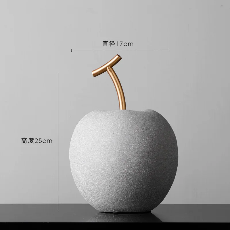 Nordic Ceramic Fruit Decoration Creative Modern Simple Living Room Porch TV Cabinet Model Room Household Figurines & Miniatures
Nordic Ceramic Fruit Decoration Creative Modern Simple Living Room Porch TV Cabinet Model Room Household Figurines & Miniatures