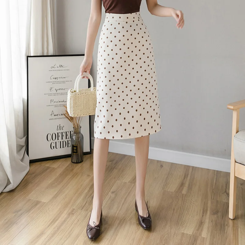 High Waist Split Midi Skirts Women Dot Print Casual Chic Summer High Fashion Boho Skirt
High Waist Split Midi Skirts Women Dot Print Casual Chic Summer High Fashion Boho Skirt