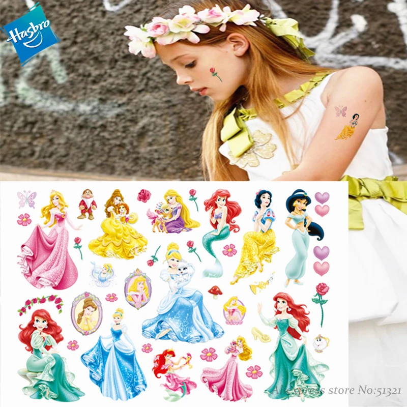 Hasbro Mermaid Princess Arie Children Cartoon Temporary Tattoo Sticker For Girl Cartoon Toys Novelty Cosplay Party Funny Sticker
Hasbro Mermaid Princess Arie Children Cartoon Temporary Tattoo Sticker For Girl Cartoon Toys Novelty Cosplay Party Funny Sticker