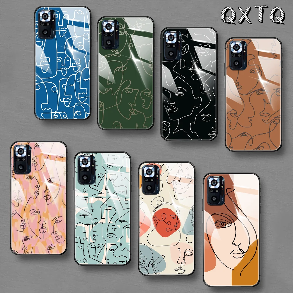 Line Face Facial Art Tempered Glass Smart Phone Case For Xiaomi Redmi Note 7 8 9 10 K 30 40 S A C T 5G Pro Cover Cell Painting
Line Face Facial Art Tempered Glass Smart Phone Case For Xiaomi Redmi Note 7 8 9 10 K 30 40 S A C T 5G Pro Cover Cell Painting