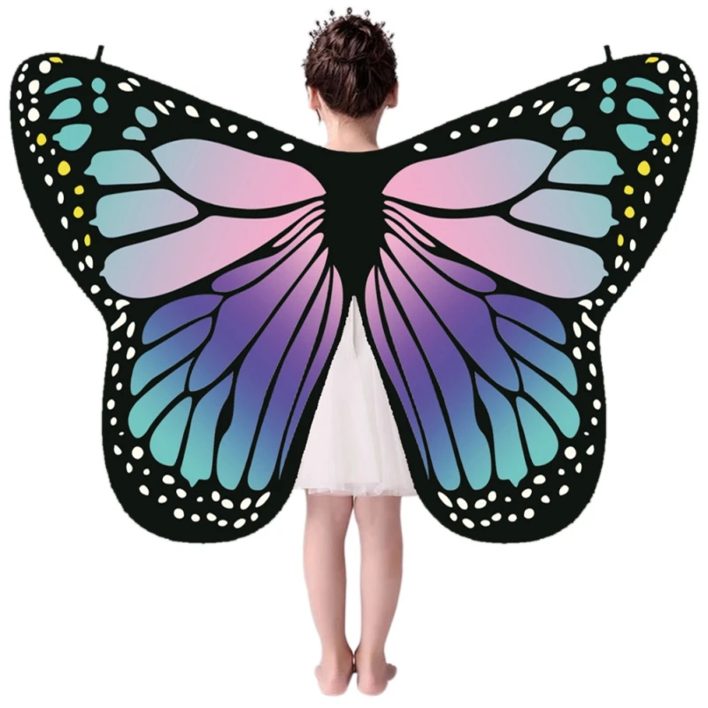 Girl's Butterfly Wings Colorful Cloak Dance Fairy Butterfly Cloak Wings For Kids Stage Show Costume Accessory Party Supplies
Girl's Butterfly Wings Colorful Cloak Dance Fairy Butterfly Cloak Wings For Kids Stage Show Costume Accessory Party Supplies