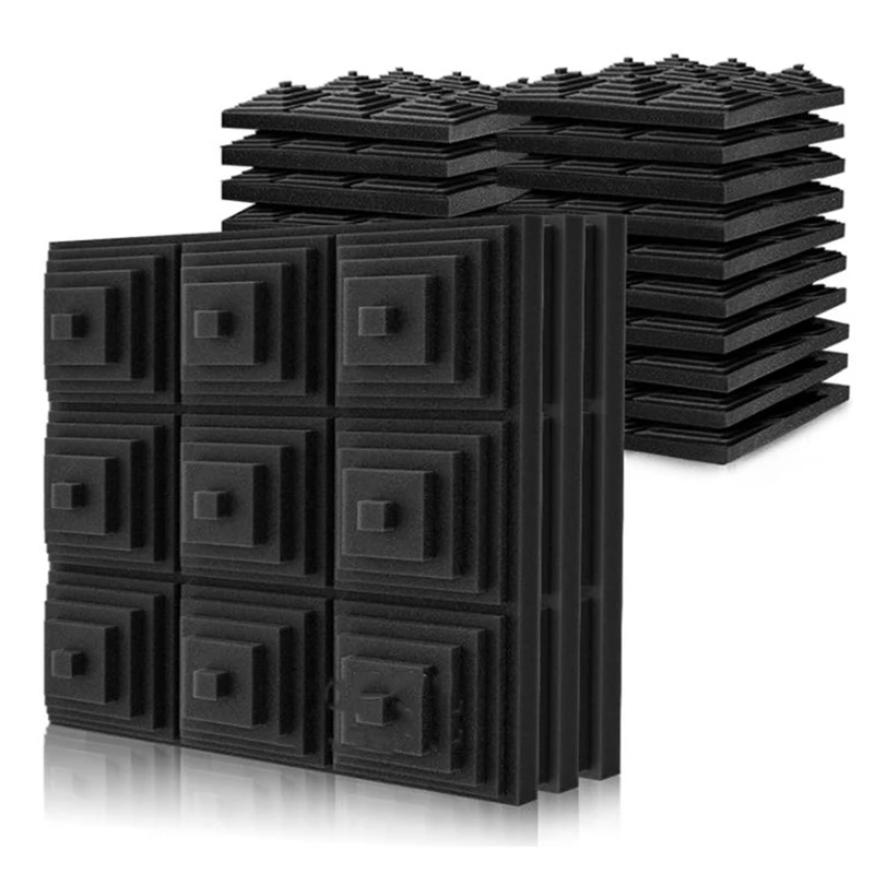 24 Pcs Acoustic Foam Panel,Sound Insulation Foam Panel,Noise Reduction Mat,For Music Studio Bedroom Home,Etc,5X30x30cm
24 Pcs Acoustic Foam Panel,Sound Insulation Foam Panel,Noise Reduction Mat,For Music Studio Bedroom Home,Etc,5X30x30cm