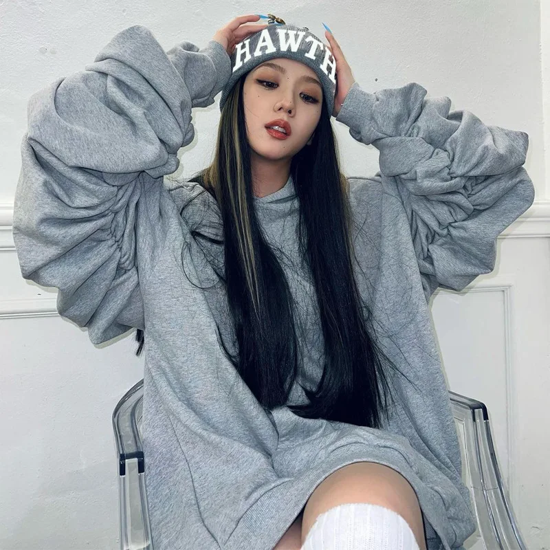 Grey Hoodies Women Sweatshirts Oversized Indie Aesthetic Autumn 2021 New Trendy Fashion Grunge Street Style Harajuku Pullover
Grey Hoodies Women Sweatshirts Oversized Indie Aesthetic Autumn 2021 New Trendy Fashion Grunge Street Style Harajuku Pullover