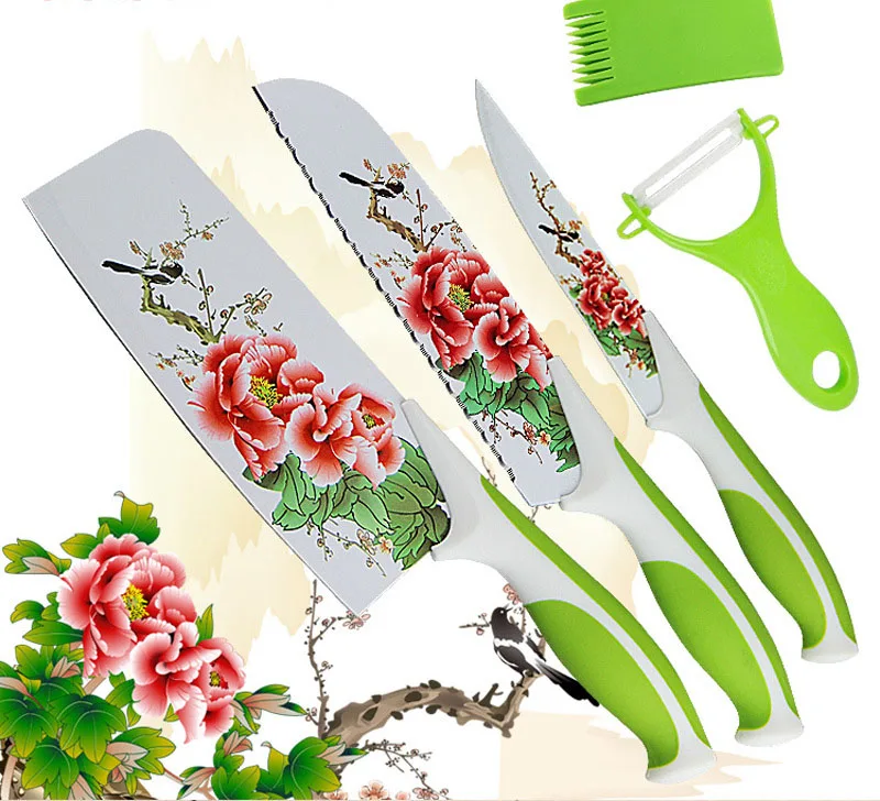 5pcs Creative Kitchen Knife Sets Stainless Steel Sharp Utility Knife For Meat Bone Cutting Cleaver With Finger Protection Peeler
5pcs Creative Kitchen Knife Sets Stainless Steel Sharp Utility Knife For Meat Bone Cutting Cleaver With Finger Protection Peeler
