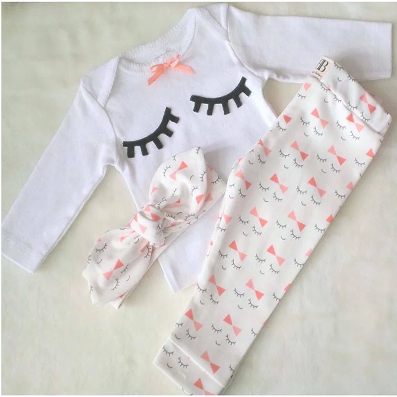 Baby Girls Hip Climbing Rompers New Three-piece Sets Spring Autumn Pants And Hair Band Suit With Climbing Pants Suit
Baby Girls Hip Climbing Rompers New Three-piece Sets Spring Autumn Pants And Hair Band Suit With Climbing Pants Suit