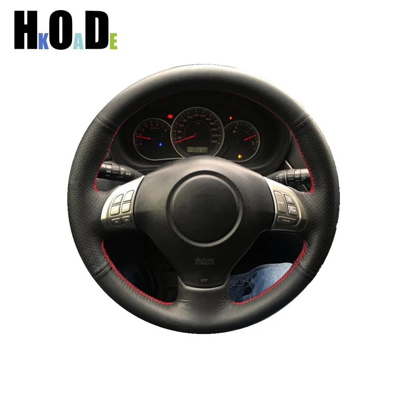 Hand stitch Black Microfiber leather Car Steering Wheel Cover For Subaru Forester Impreza 2008-2011Legacy 2010 Exiga 2
Hand stitch Black Microfiber leather Car Steering Wheel Cover For Subaru Forester Impreza 2008-2011Legacy 2010 Exiga 2