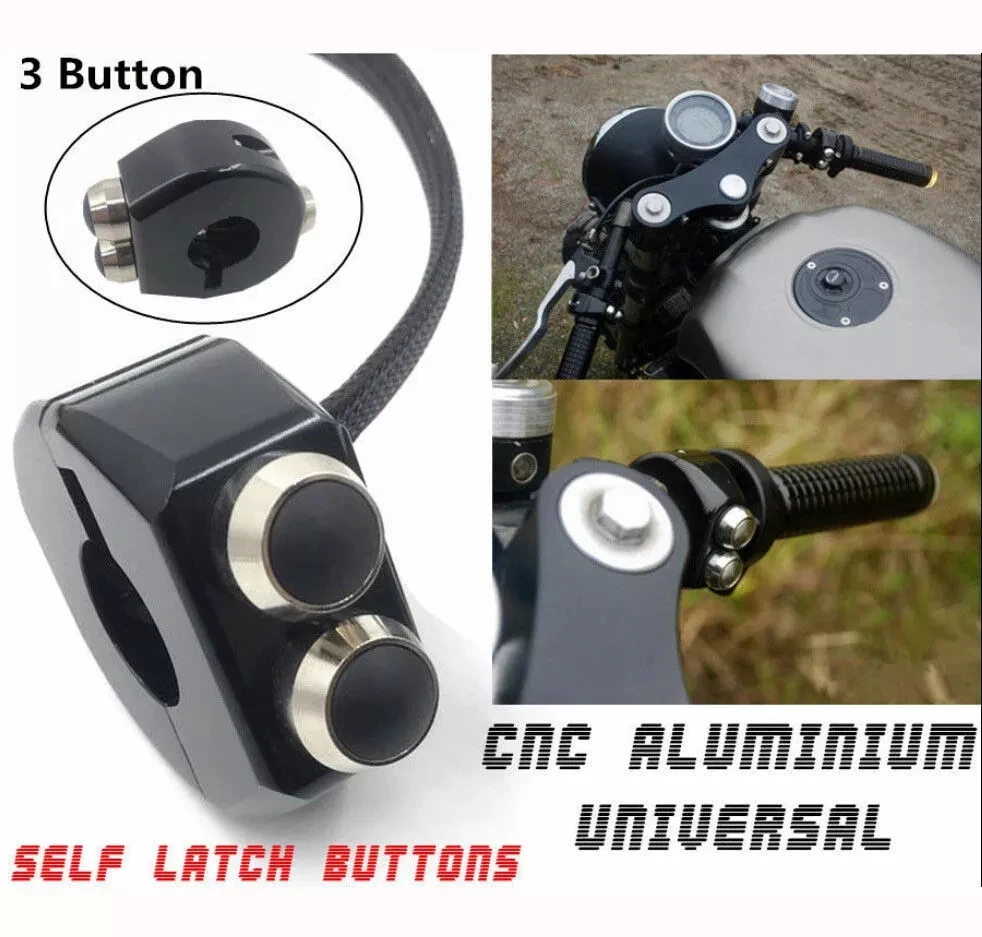 Motolove CNC Выключатель без фиксации Switch, переключатель из алюминиевого сплава, ручки мотоцикла, кнопки сброса
Motolove CNC Выключатель без фиксации Switch, переключатель из алюминиевого сплава, ручки мотоцикла, кнопки сброса