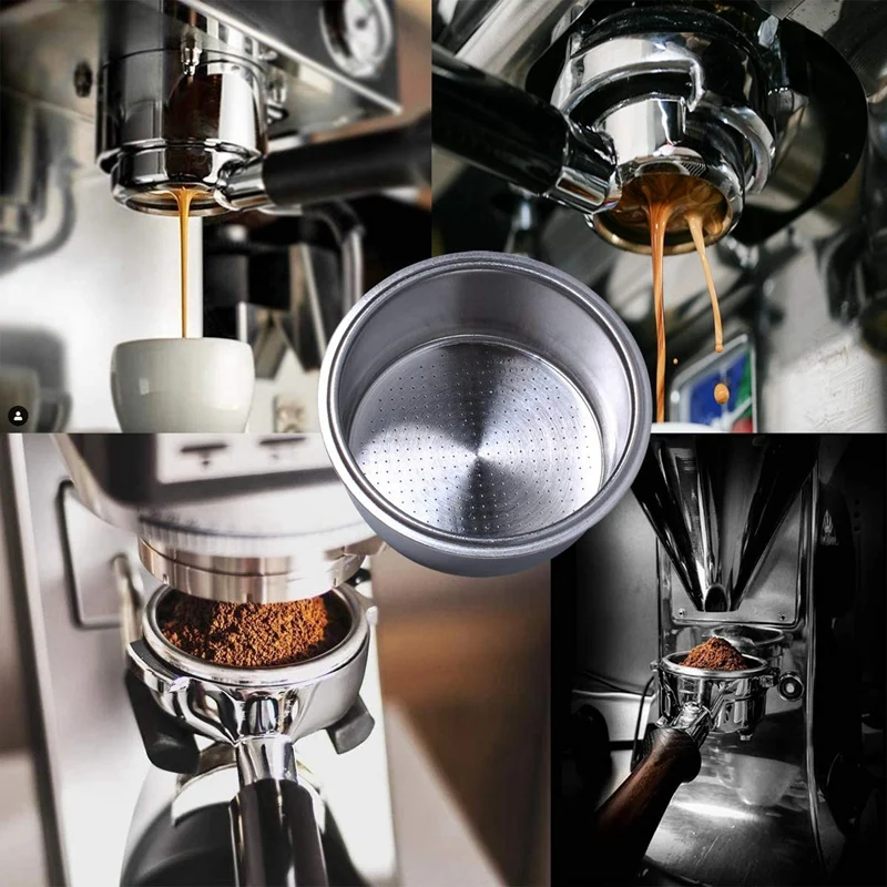 58MM Stainless Steel Double Ear Coffee Machine Handle Bottomless Filter Portafilter Universal Wooden E61 Coffee Tools
58MM Stainless Steel Double Ear Coffee Machine Handle Bottomless Filter Portafilter Universal Wooden E61 Coffee Tools