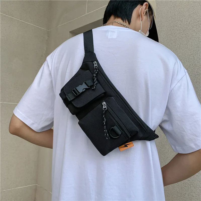 New Canvas Shoulder Bag Phone pack Chest Bag Multi-pocket Unisex Crossbody Bags Fashion Large capacity Hip hop Messenger Bag
New Canvas Shoulder Bag Phone pack Chest Bag Multi-pocket Unisex Crossbody Bags Fashion Large capacity Hip hop Messenger Bag