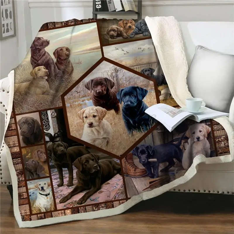 Neue werfen Decken 3D Cartoon Labrador Sherpa Decke Dicke Samt Warm Super Weich Flanell Büro Nickerchen Decke Sofa Bettwäsche qu
Neue werfen Decken 3D Cartoon Labrador Sherpa Decke Dicke Samt Warm Super Weich Flanell Büro Nickerchen Decke Sofa Bettwäsche qu
