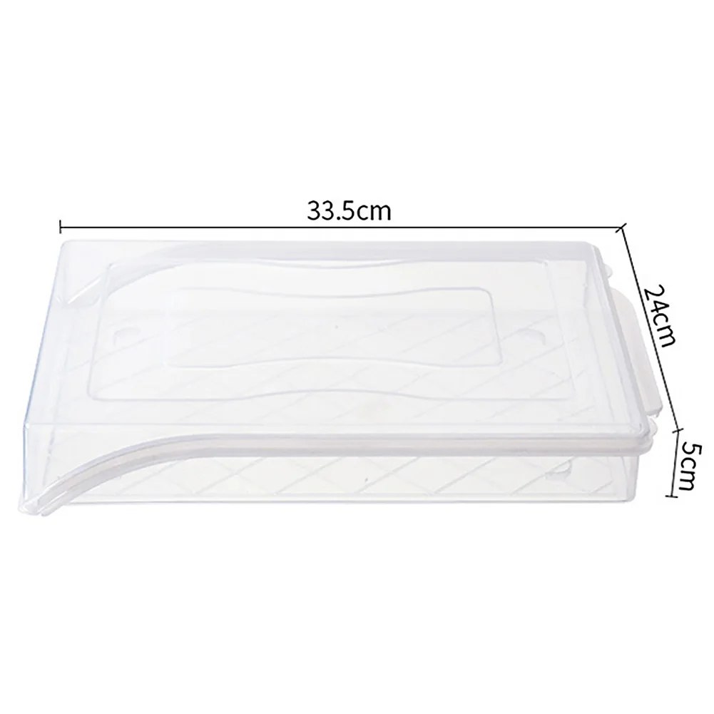 Transparent Dumplings Box Refrigerator Food Container Storage Case with Lid Crisper Keep Food Fresh for Fruits Vegetable Dumplin 
Transparent Dumplings Box Refrigerator Food Container Storage Case with Lid Crisper Keep Food Fresh for Fruits Vegetable Dumplin