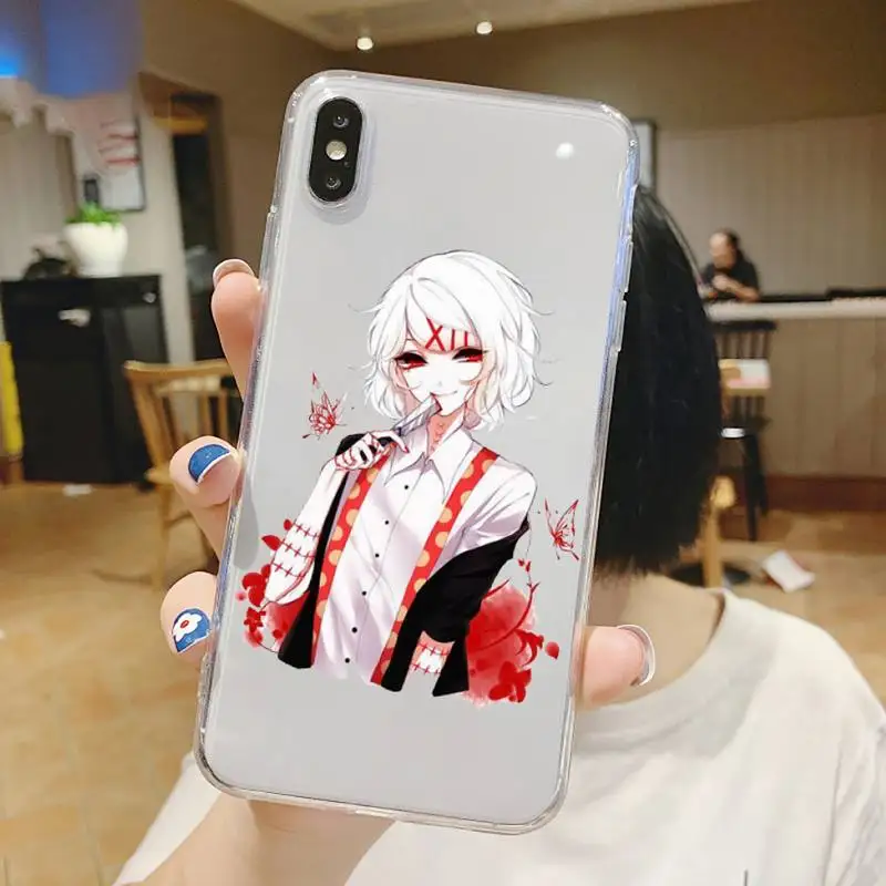 anime JUUZOU SUZUYA Tokyo Ghouls Phone Case Transparent soft For iphone 5 5s 5c se 6 6s 7 8 11 12 plus mini x xs xr pro max
anime JUUZOU SUZUYA Tokyo Ghouls Phone Case Transparent soft For iphone 5 5s 5c se 6 6s 7 8 11 12 plus mini x xs xr pro max