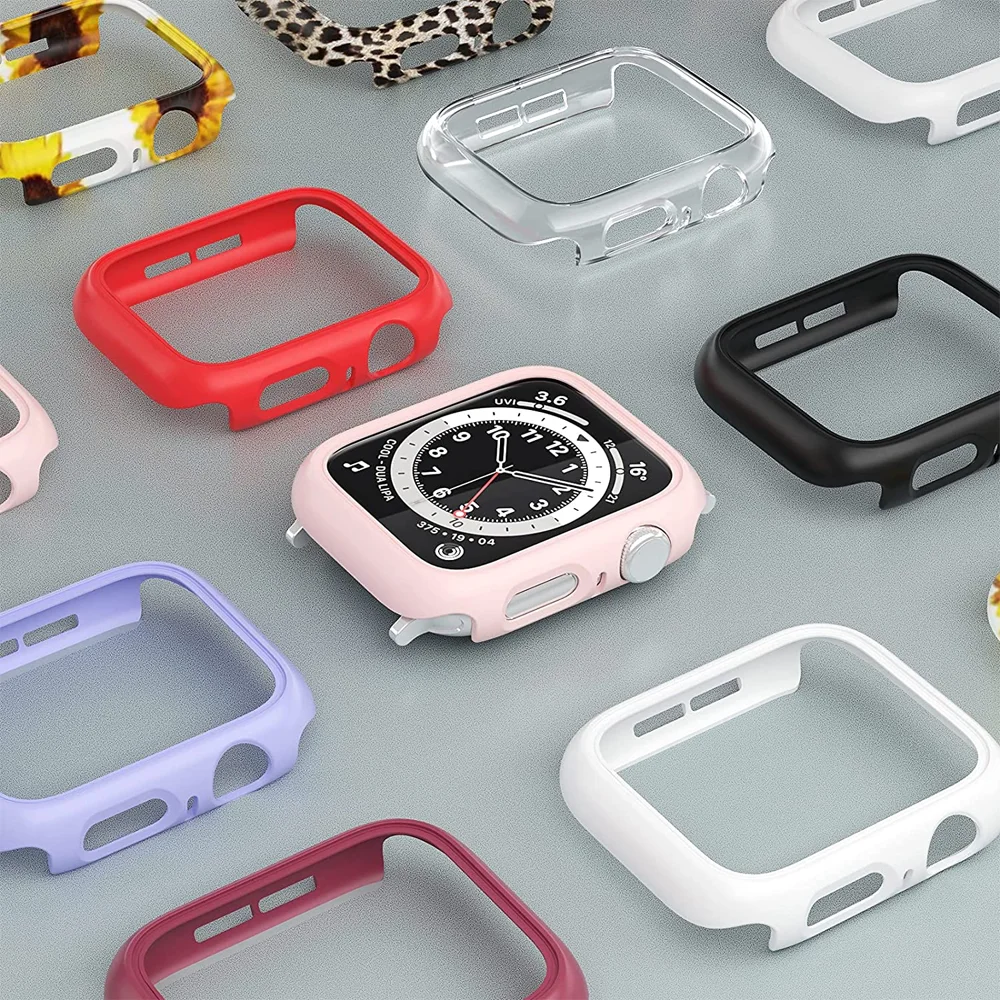 Чехол для Apple Watch 6 se 5 4 3 44 мм 40 мм 42 мм 38 мм, аксессуары для защиты экрана из поликарбоната, чехол для iWatch series 7 41 мм 45 мм
Чехол для Apple Watch 6 se 5 4 3 44 мм 40 мм 42 мм 38 мм, аксессуары для защиты экрана из поликарбоната, чехол для iWatch series 7 41 мм 45 мм