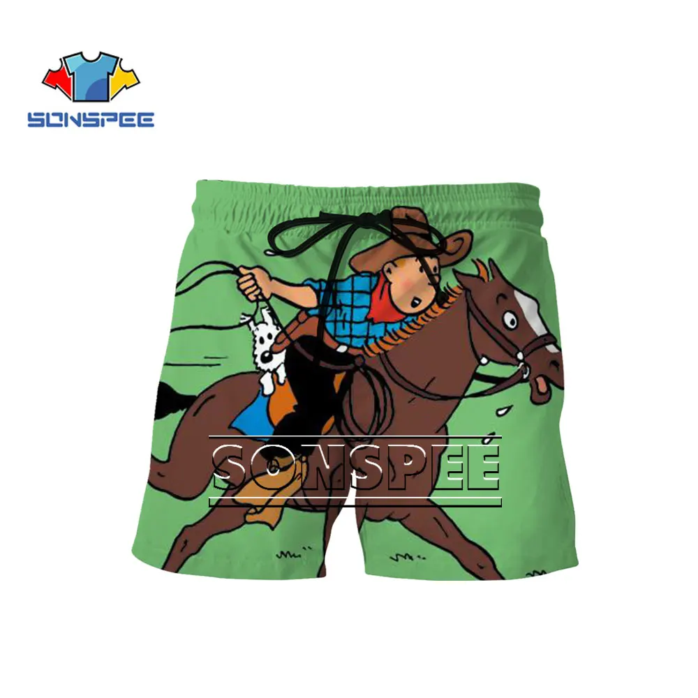 SONSPEE TinTin Animation Shorts Summer New Men Women Beach Short 3D Print Harajuku Personality Sports Fitness Oversized Shorts
SONSPEE TinTin Animation Shorts Summer New Men Women Beach Short 3D Print Harajuku Personality Sports Fitness Oversized Shorts