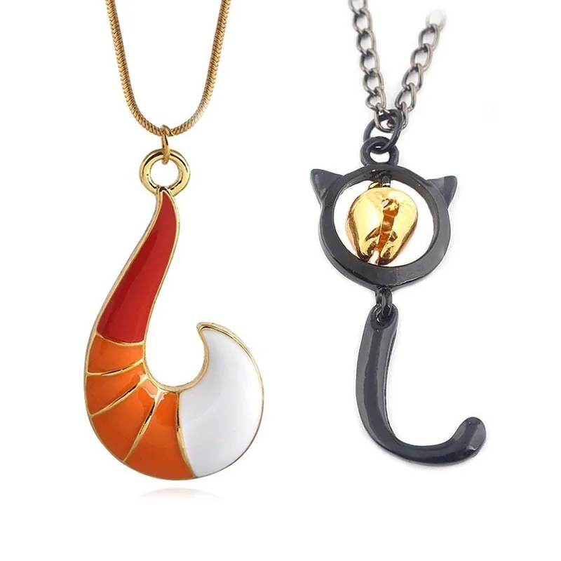 Girl Red Fox Tail Black Cat Noel Shrimp Hook and Necklaces for Women Fashion Bell Pendulum Pendant Chain Jewelry Gift
Girl Red Fox Tail Black Cat Noel Shrimp Hook and Necklaces for Women Fashion Bell Pendulum Pendant Chain Jewelry Gift