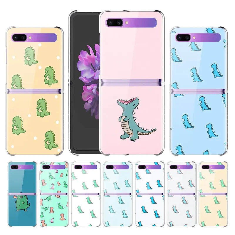 Cute Dinosaure Transparent PC Hard Case For Samsung Galaxy Z Flip 5G Back Cover For Samsung Z Flip Phone Cell Coque Cover Shell
Cute Dinosaure Transparent PC Hard Case For Samsung Galaxy Z Flip 5G Back Cover For Samsung Z Flip Phone Cell Coque Cover Shell