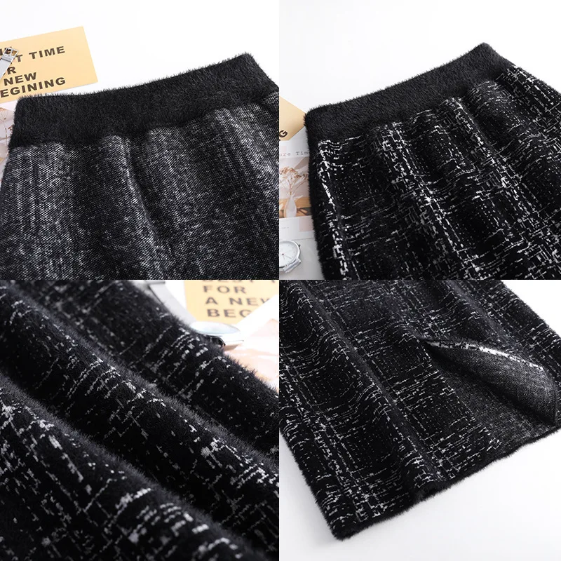 Autumn & Winter New Elastic High Waist Thin Thick Black Stretch All-match Casual Women A-line Knitted Long Skirt Free Shipping
Autumn & Winter New Elastic High Waist Thin Thick Black Stretch All-match Casual Women A-line Knitted Long Skirt Free Shipping