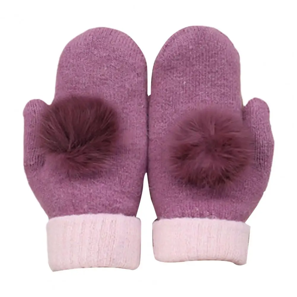 Women Winter Cute Warm Pompom Faux Rabbit Fur Knitted Full Finger Mittens GlovesHand Wrist Warmer Outdoor Gloves 
Women Winter Cute Warm Pompom Faux Rabbit Fur Knitted Full Finger Mittens GlovesHand Wrist Warmer Outdoor Gloves