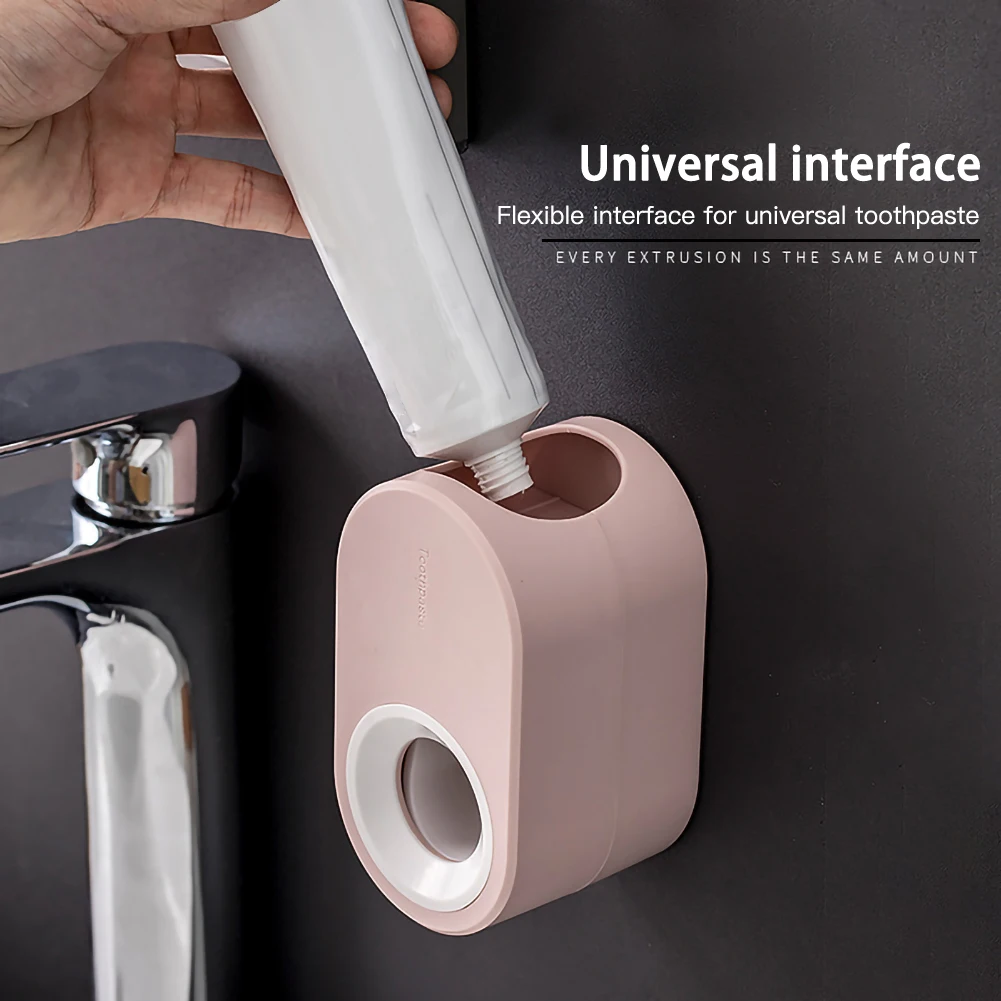 Toothbrush Holder Set Toothpaste Dispenser Wall Mount Stand Bathroom Accessories Set Rolling Automatic Squeezer Family Hygienic
Toothbrush Holder Set Toothpaste Dispenser Wall Mount Stand Bathroom Accessories Set Rolling Automatic Squeezer Family Hygienic