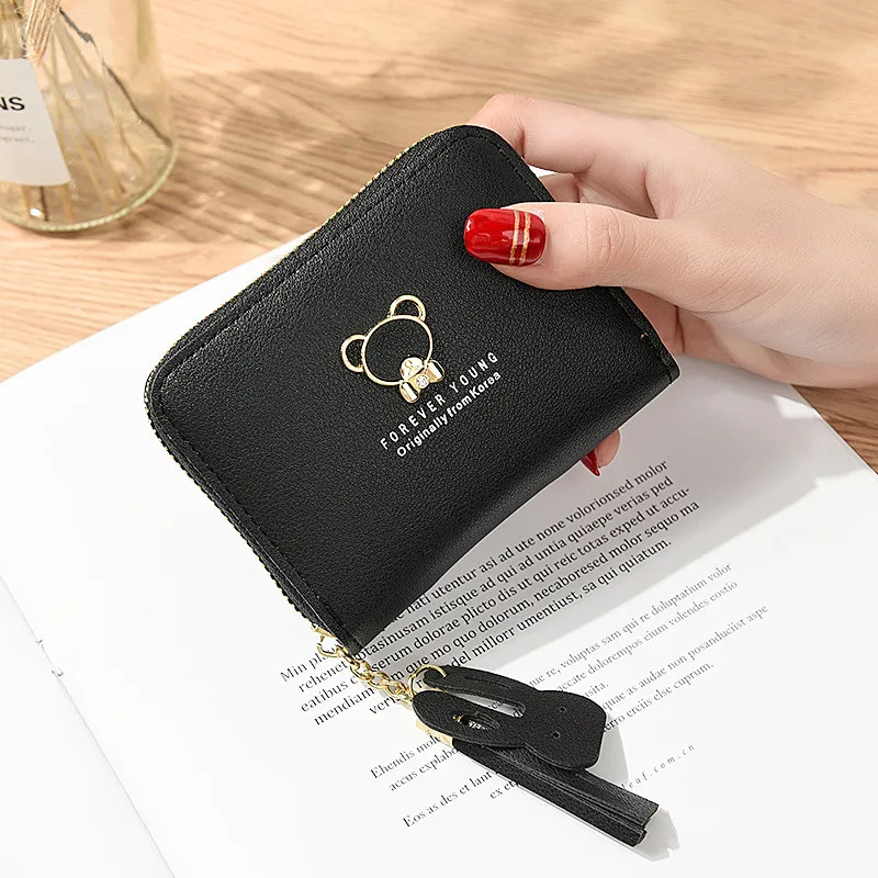 New Women's Wallet Short Style Cartoon Cute Bear Wallets Coin Purses Bag Girl Small Lady Wallet Credit Card holder bolsa
New Women's Wallet Short Style Cartoon Cute Bear Wallets Coin Purses Bag Girl Small Lady Wallet Credit Card holder bolsa