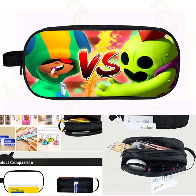 Leon VS Spike Pencil Case Shooter Game Cute Zipper Pencil Bag Pencil Box Kids Stationery Gift Children Pencil Bag
Leon VS Spike Pencil Case Shooter Game Cute Zipper Pencil Bag Pencil Box Kids Stationery Gift Children Pencil Bag