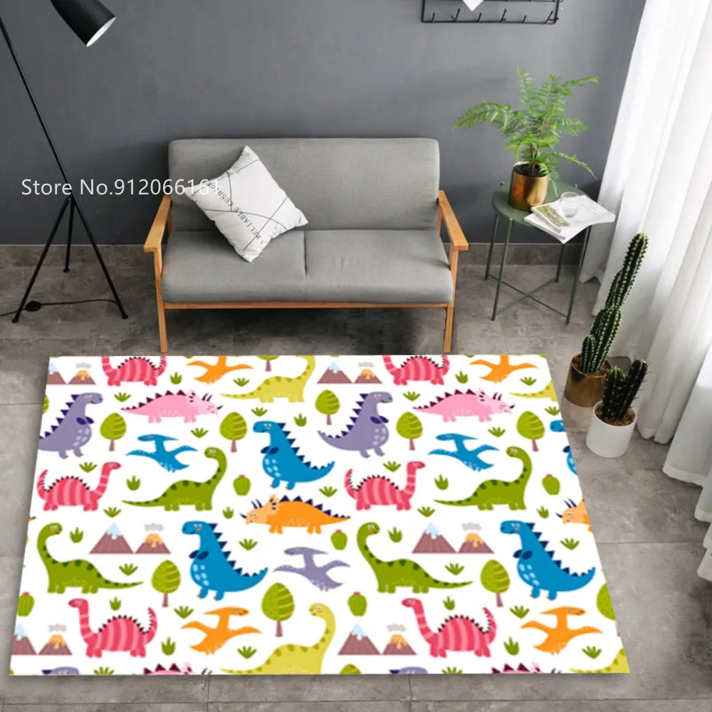 Dinosaur Area Rug Cartoon Animals Polyester Area Mat Kids Bedroom Doormats Living Room Bedroom Bedside Carpet Home Decor
Dinosaur Area Rug Cartoon Animals Polyester Area Mat Kids Bedroom Doormats Living Room Bedroom Bedside Carpet Home Decor