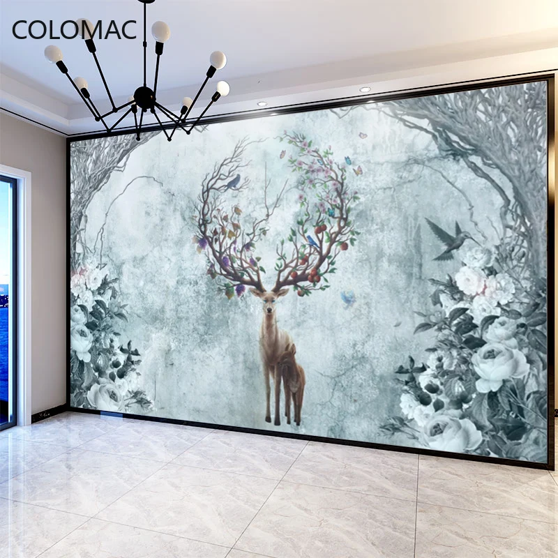 Colomac Custom 3d Nordic Forest Elk Pastoral Living Room Bedroom Video Wall Mural Interior for Home Decor Dropshipping
Colomac Custom 3d Nordic Forest Elk Pastoral Living Room Bedroom Video Wall Mural Interior for Home Decor Dropshipping