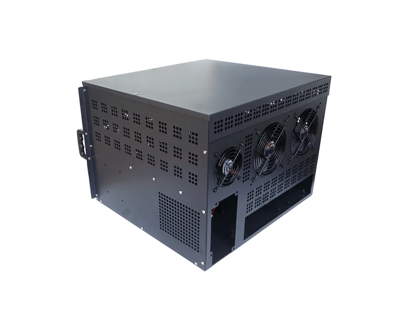 6U Chassis, Six Graphics Card Chassis, Multi-GPU/multi Graphics Card Chassis, 6 Cards/8 Cards/12 Cards, Rack-mount
6U Chassis, Six Graphics Card Chassis, Multi-GPU/multi Graphics Card Chassis, 6 Cards/8 Cards/12 Cards, Rack-mount