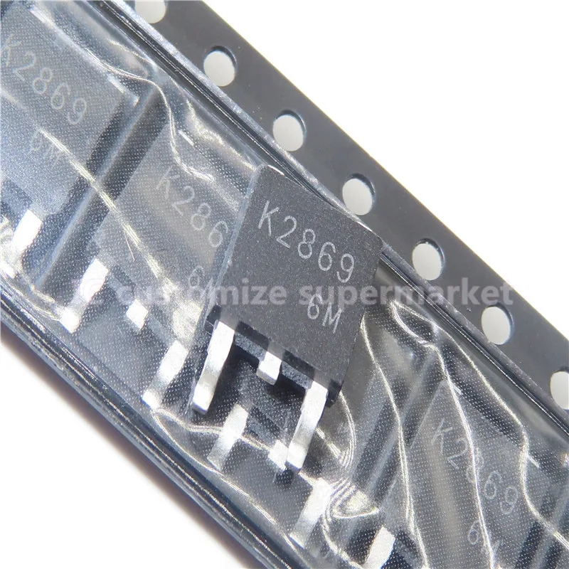 

10PCS/LOT NWE K2869 2SK2869 TO-252 60V 20A SMD Transistor