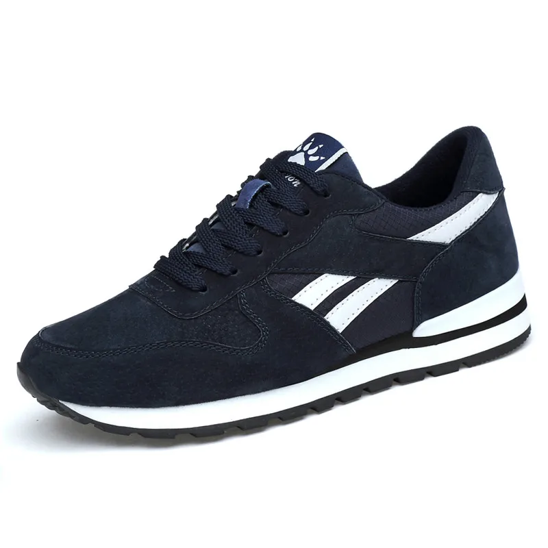 Men's Genuine leather sneakers Breathable casual fashion shoes non-slip outdoor walking shoes light weight Rubber sole lace-up
Men's Genuine leather sneakers Breathable casual fashion shoes non-slip outdoor walking shoes light weight Rubber sole lace-up