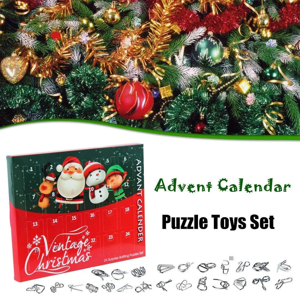 Toys Set Suprise Gift Brain Teaser Toys Blind Box Advent Calendar Christmas Countdown Calendar Puzzle Toys XMAS
Toys Set Suprise Gift Brain Teaser Toys Blind Box Advent Calendar Christmas Countdown Calendar Puzzle Toys XMAS