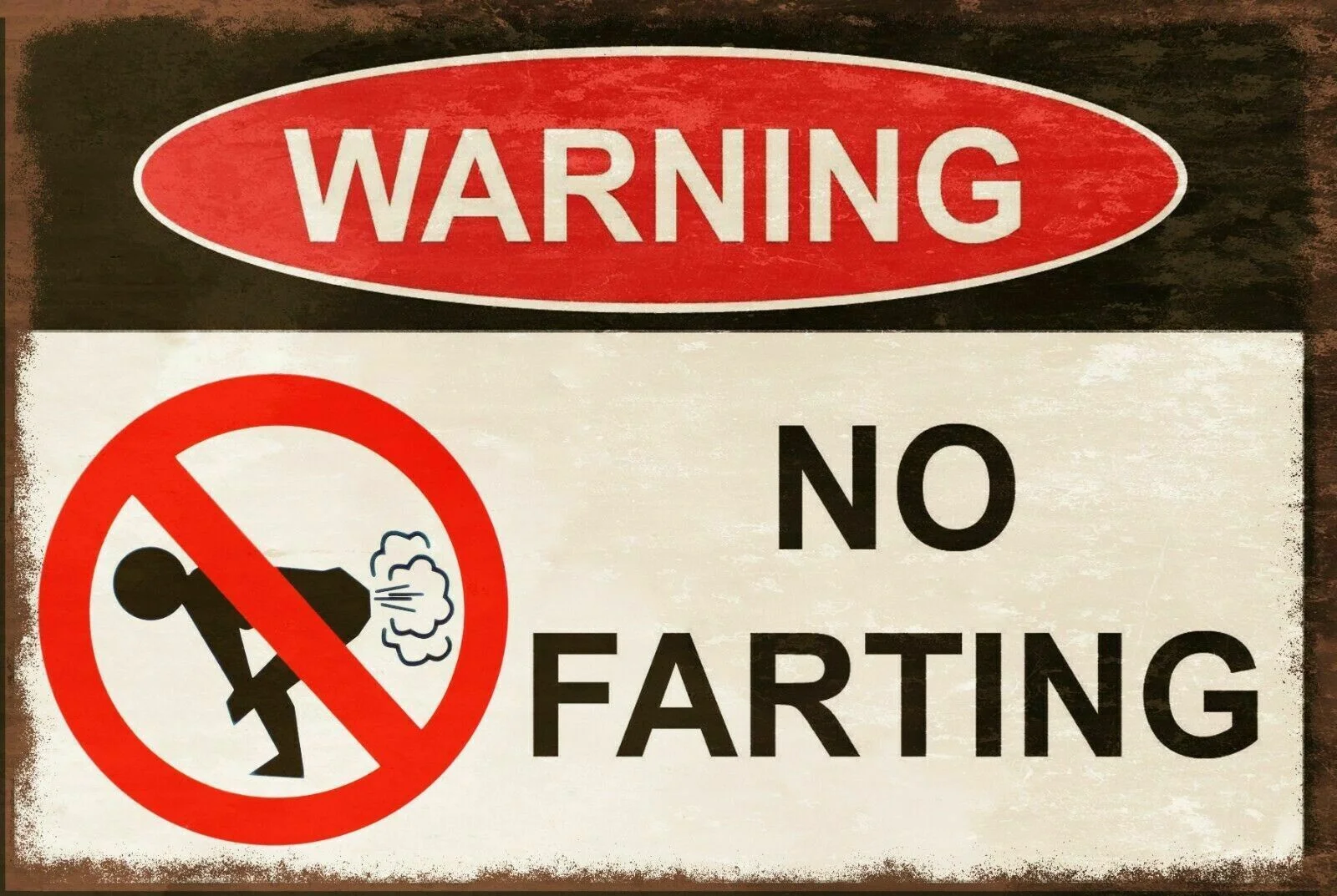 No Farting Funny Humorous Vintage Retro Style Metal Sign, Plaque, Shed, Mancave 
No Farting Funny Humorous Vintage Retro Style Metal Sign, Plaque, Shed, Mancave