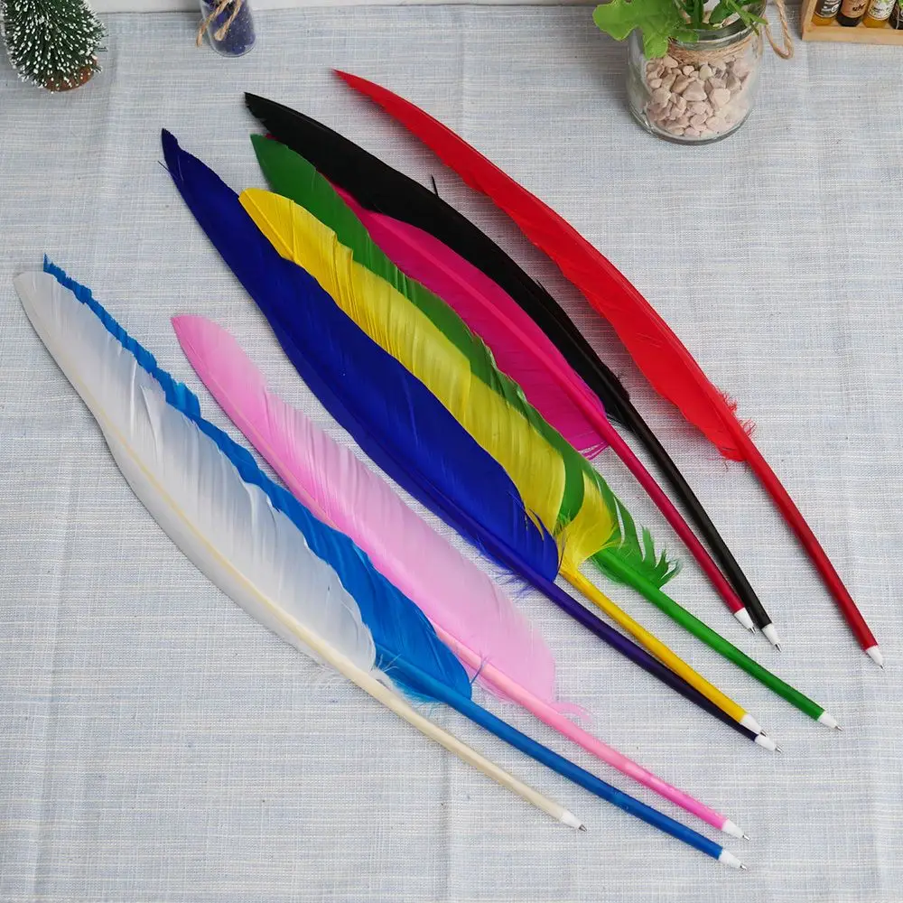 0.5mm 12colors Retro Feather Ballpoint Pen European Style Writing Pen Plush Feather Pen Novelty Stationery School Office Supplie
0.5mm 12colors Retro Feather Ballpoint Pen European Style Writing Pen Plush Feather Pen Novelty Stationery School Office Supplie
