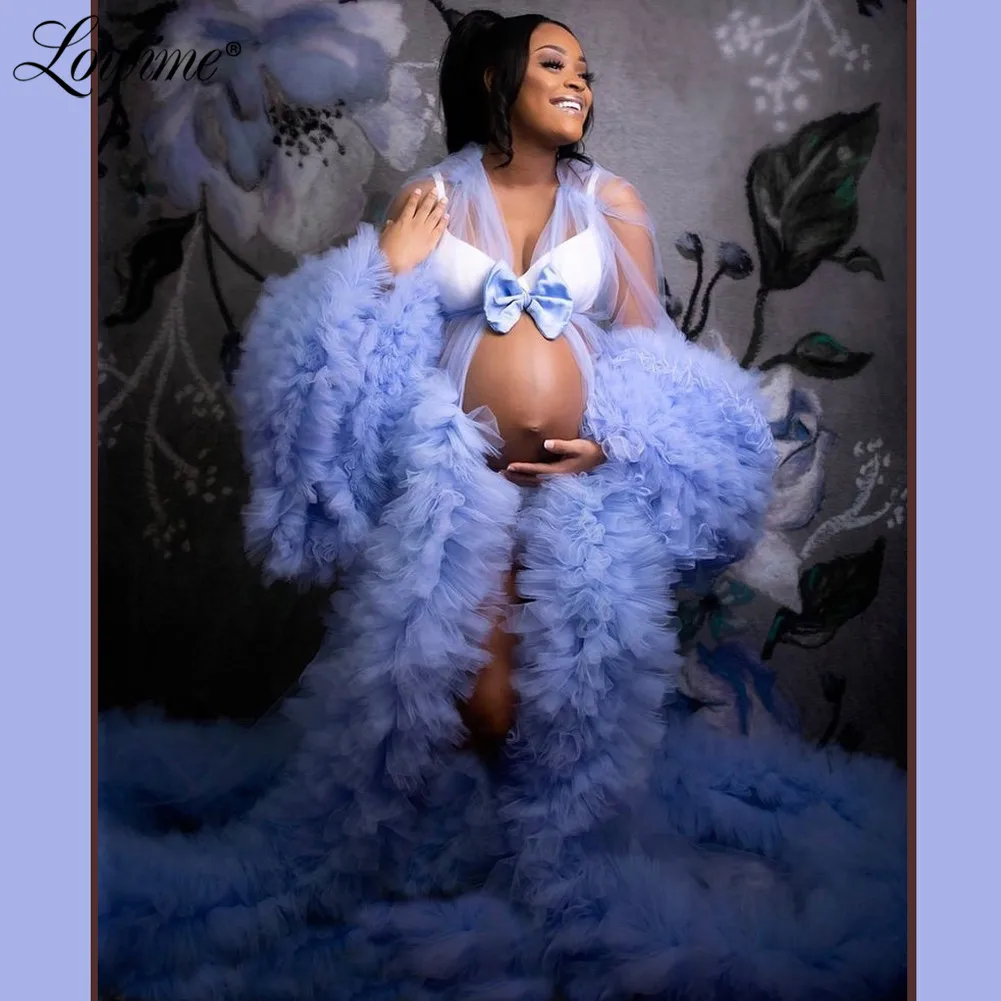 Платье для беременных прозрачные синие длинные платья для выпускного вечера с V-образным вырезом Vestidos De Fiesta 2021 платья для беременных Вечерн... 
Платье для беременных прозрачные синие длинные платья для выпускного вечера с V-образным вырезом Vestidos De Fiesta 2021 платья для беременных Вечерн...