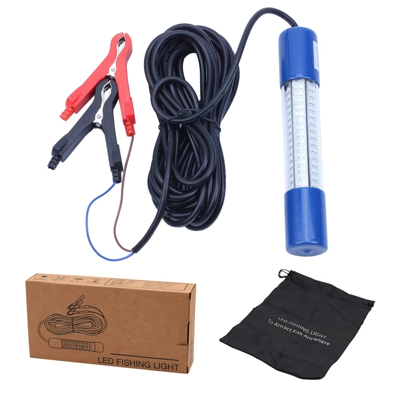 12V-24V Underwater Fishing Light 180 Led Night Boat Light Attracts Fish Squid
12V-24V Underwater Fishing Light 180 Led Night Boat Light Attracts Fish Squid