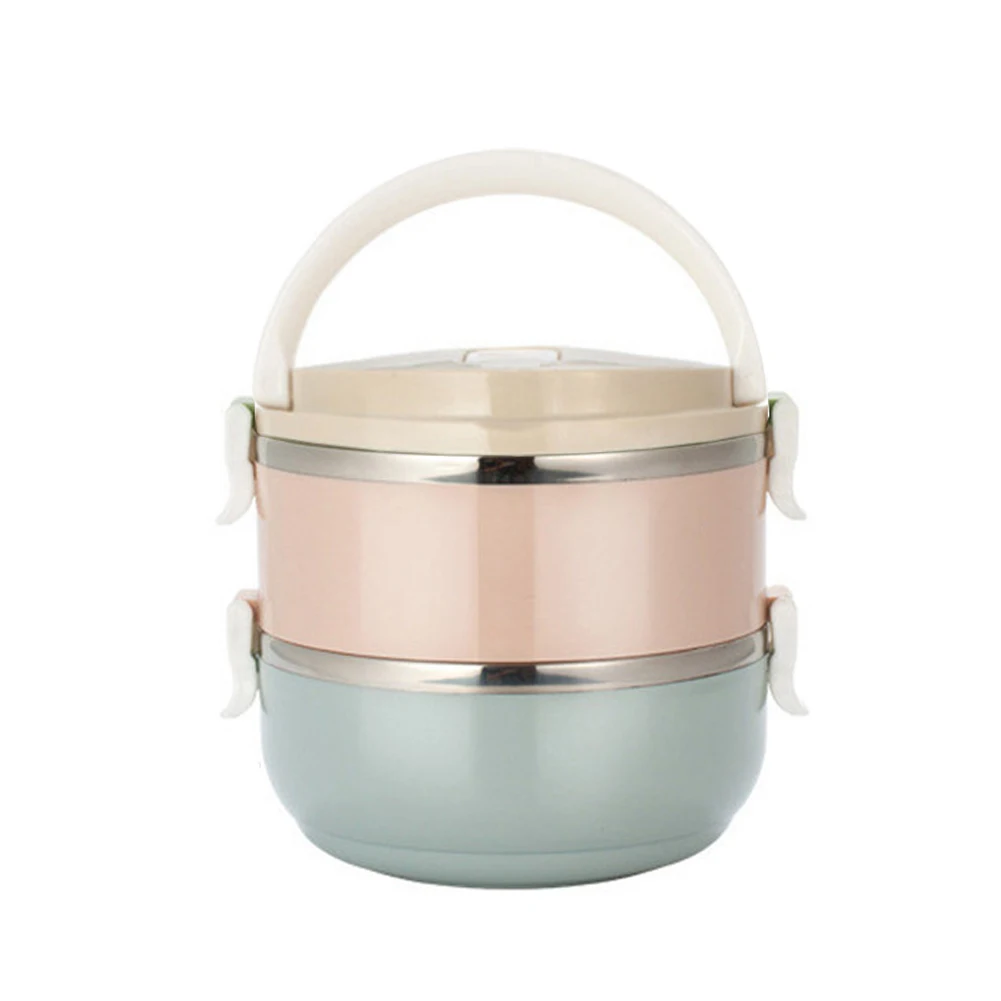 3 Layers Simple European Style 304 Stainless Steel Containers Thermal Lunch Case Insulated Bento Box Portable Food Storages
3 Layers Simple European Style 304 Stainless Steel Containers Thermal Lunch Case Insulated Bento Box Portable Food Storages