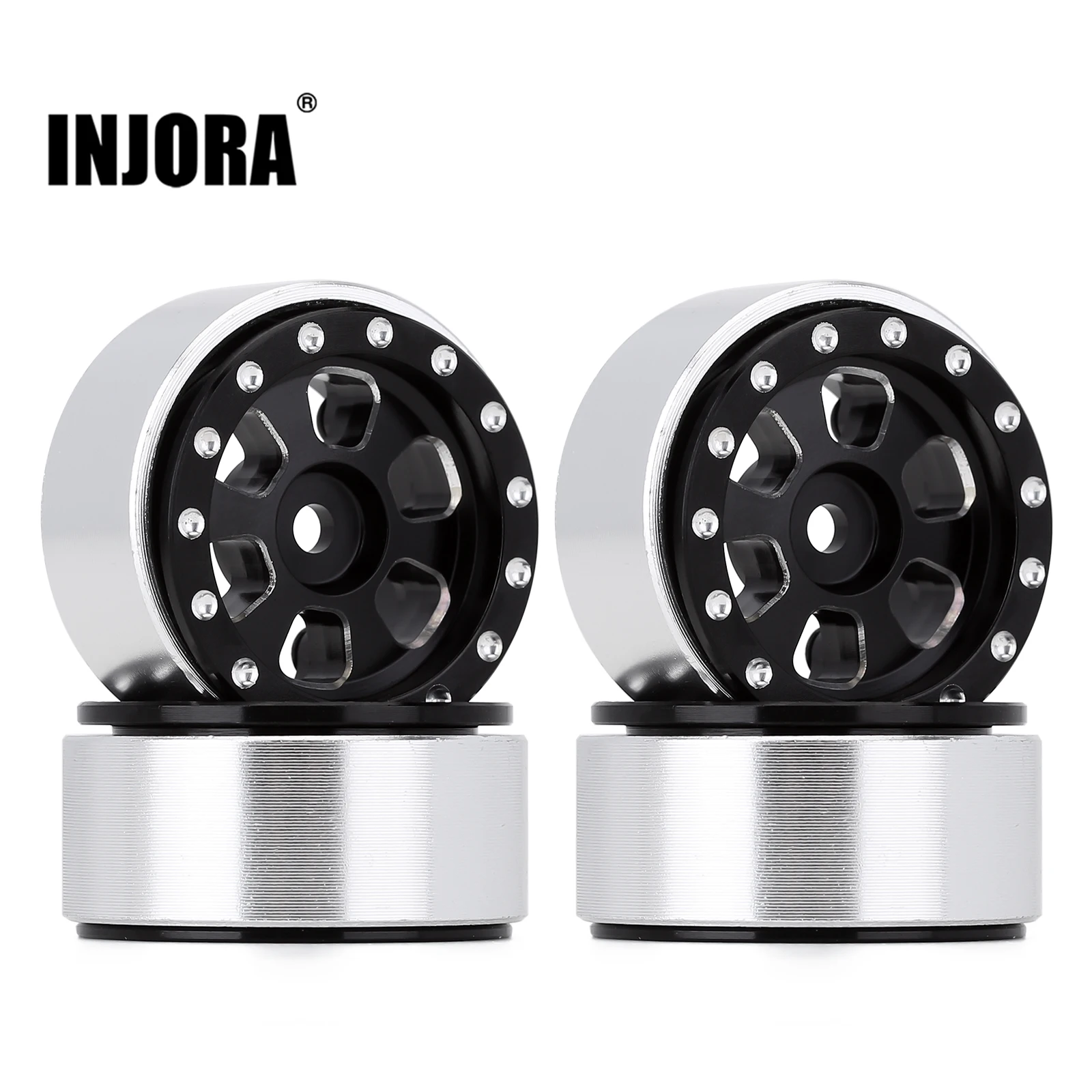 INJORA 4PCS 1.0" CNC Beadlock 6-Spokes Wheel Rims for 1/24 RC Crawler Car Axial SCX24 AXI90081 AXI00001 AXI00002 Upgrade Parts
INJORA 4PCS 1.0" CNC Beadlock 6-Spokes Wheel Rims for 1/24 RC Crawler Car Axial SCX24 AXI90081 AXI00001 AXI00002 Upgrade Parts