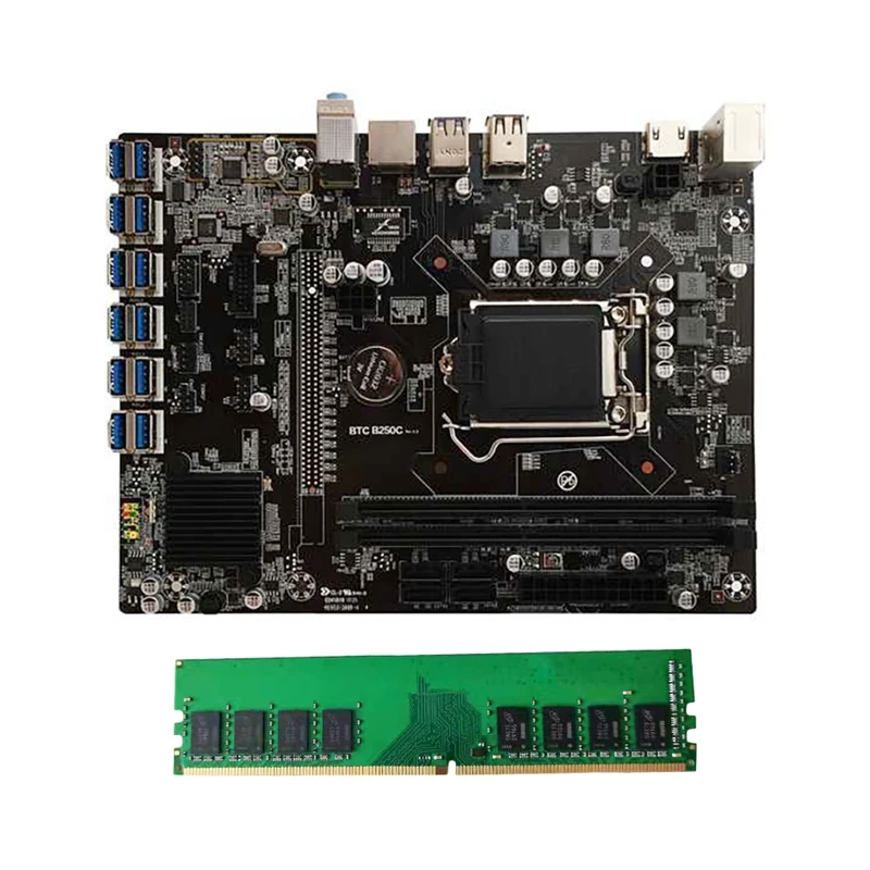 Оригинальная материнская плата для майнера BTC, материнская плата 12 Pcie в USB 1151, графический слот LGA DDR4, материнская плата с памятью 8 Гб DDR4
Оригинальная материнская плата для майнера BTC, материнская плата 12 Pcie в USB 1151, графический слот LGA DDR4, материнская плата с памятью 8 Гб DDR4
