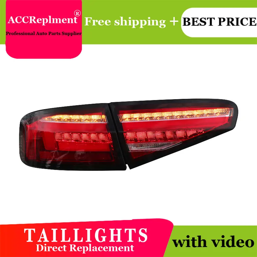 2PCS Car Styling for Audi A4 Taillights 2013-2016 for A4 LED Tail Lamp+Turn Signal+Brake+Reverse LED light
2PCS Car Styling for Audi A4 Taillights 2013-2016 for A4 LED Tail Lamp+Turn Signal+Brake+Reverse LED light