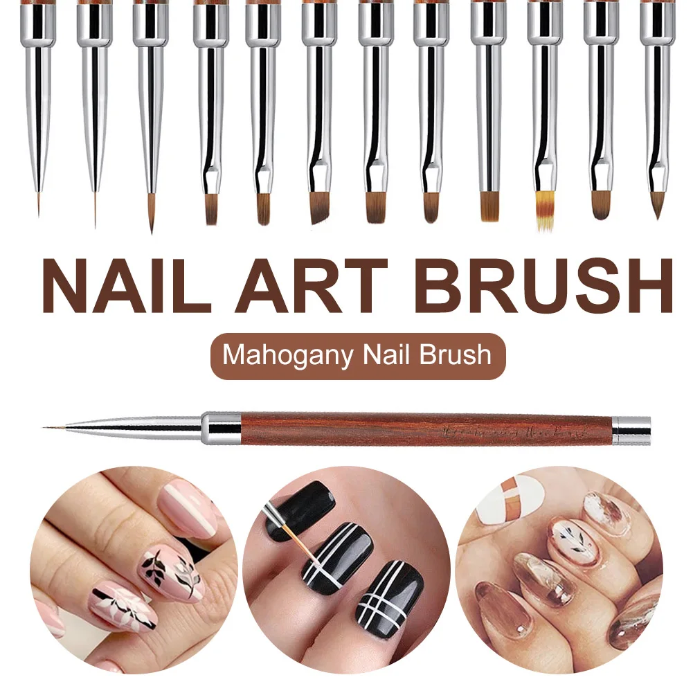 1pc Nail Art Brush Nail Liner Painting Brush Acrylic UV Gel Pen Stripe Flower Painting Drawing Pen Manicure Tool
1pc Nail Art Brush Nail Liner Painting Brush Acrylic UV Gel Pen Stripe Flower Painting Drawing Pen Manicure Tool