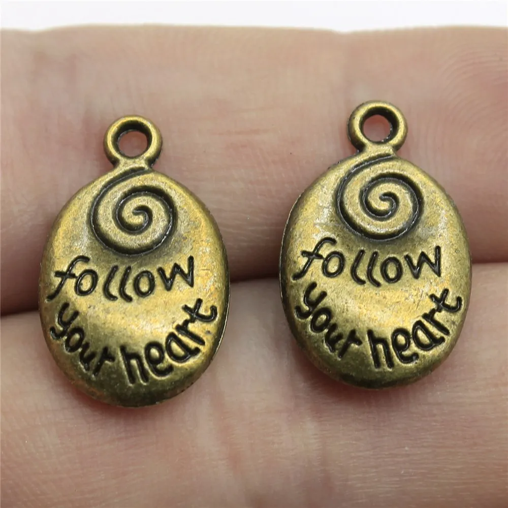50pcs Follow Your Heart Pendant Charms Jewelry Making Jewelry Finding Antique Silver Color Antique Bronze Color 20x12mm
50pcs Follow Your Heart Pendant Charms Jewelry Making Jewelry Finding Antique Silver Color Antique Bronze Color 20x12mm