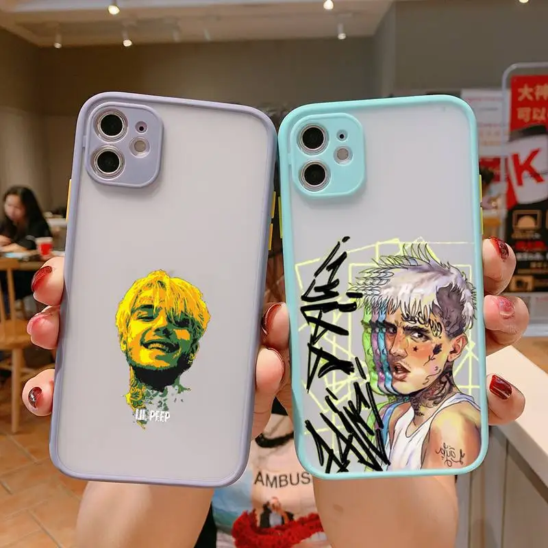 Lil Peep HIP HOP Phone Case For iPhone 13 12 11 Mini Pro XR XS Max 7 8 Plus X Matte transparent blue Back Cover
Lil Peep HIP HOP Phone Case For iPhone 13 12 11 Mini Pro XR XS Max 7 8 Plus X Matte transparent blue Back Cover