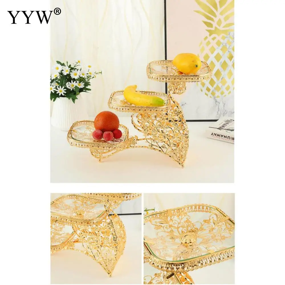 Luxury Cake Stand European Glass Candy Plate Afternoon Tea Pastry Plate Three-Layer Nut Plate Fruit Plate Multi-Layer Snack Rack
Luxury Cake Stand European Glass Candy Plate Afternoon Tea Pastry Plate Three-Layer Nut Plate Fruit Plate Multi-Layer Snack Rack