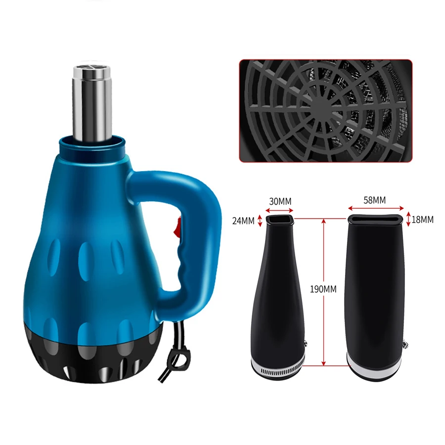 High-temperature storm gun, hair dryer, stone heating and drying gun, water blowing and snow removal drying hot air gun
High-temperature storm gun, hair dryer, stone heating and drying gun, water blowing and snow removal drying hot air gun