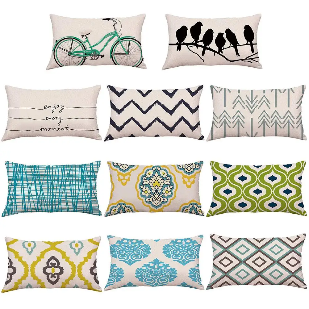 1Pc Removable Breathable Rectangle Bike Bird Geometric Pattern Throw Pillow Case Cushion Cover Sofa Bed Car Decor наволочка
1Pc Removable Breathable Rectangle Bike Bird Geometric Pattern Throw Pillow Case Cushion Cover Sofa Bed Car Decor наволочка