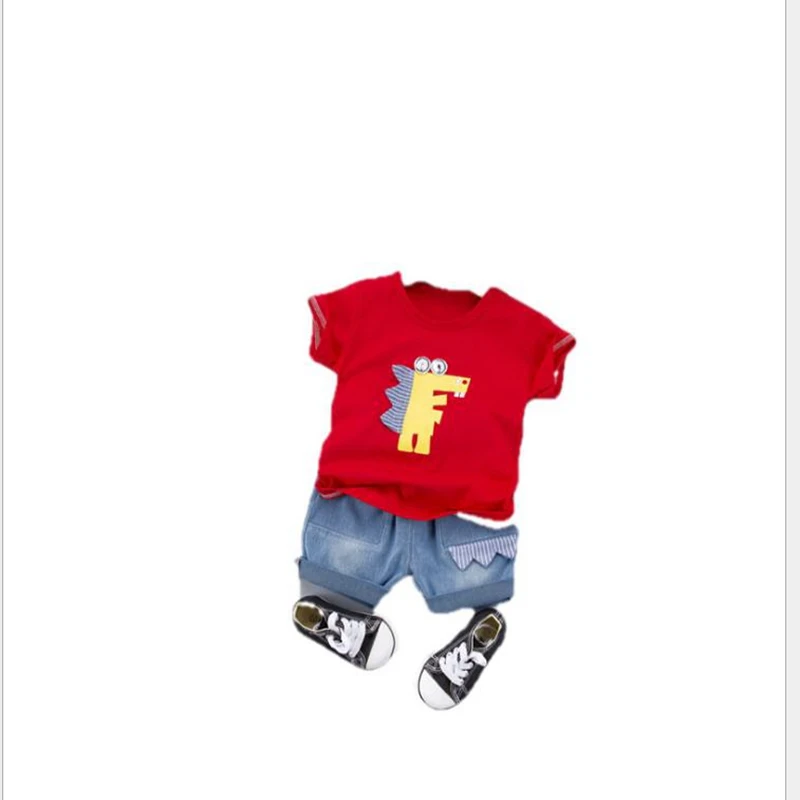 Boys' summer cartoon fashion suit 2020 new 01-2-3-year-old cartoon printing short sleeve baby two piece set 
Boys' summer cartoon fashion suit 2020 new 01-2-3-year-old cartoon printing short sleeve baby two piece set